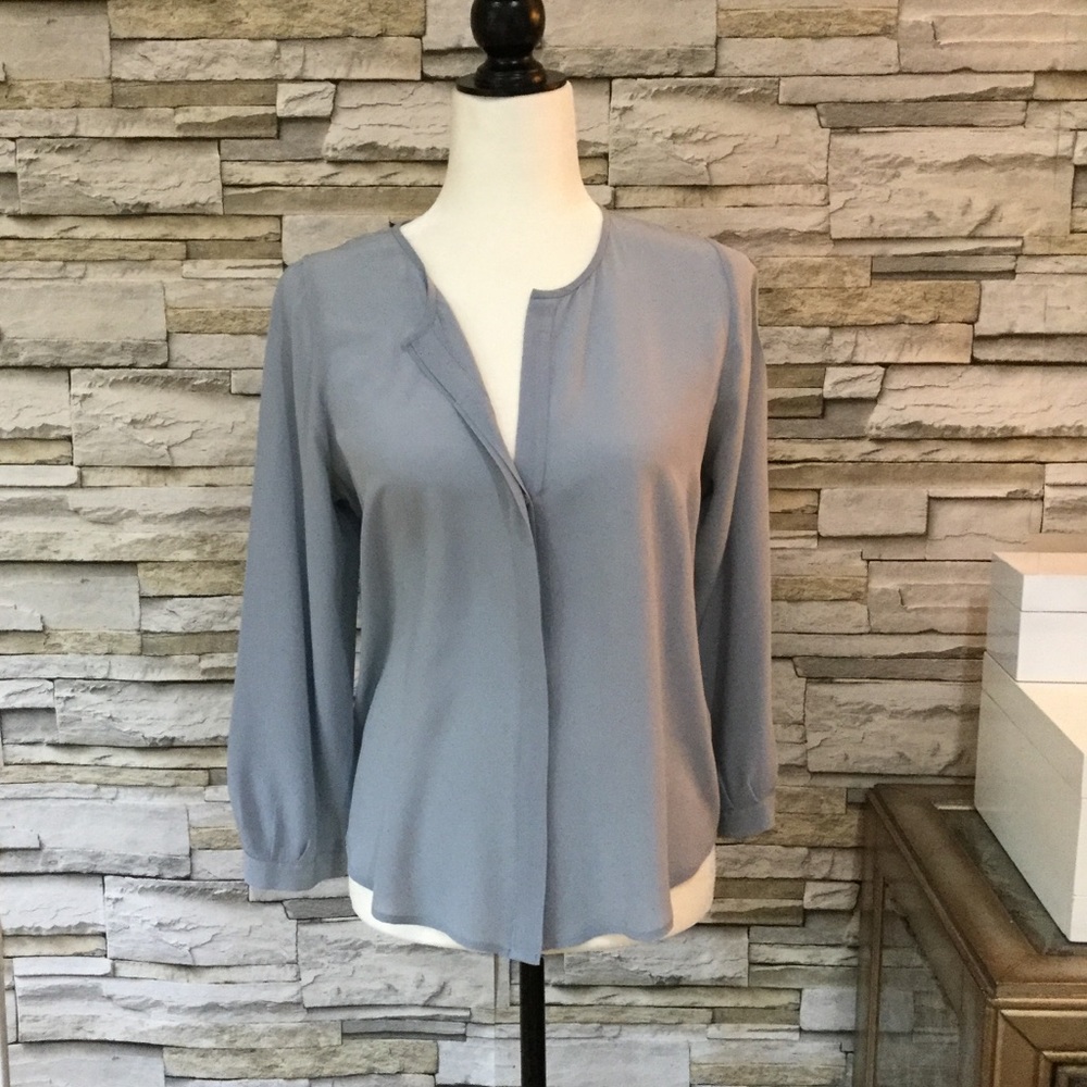 Joie 100% Silk Buttondown Blouse